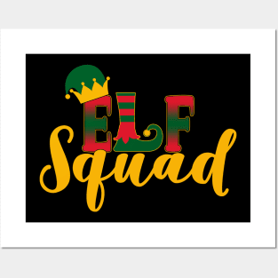 Elf Squad Christmas Humor Posters and Art